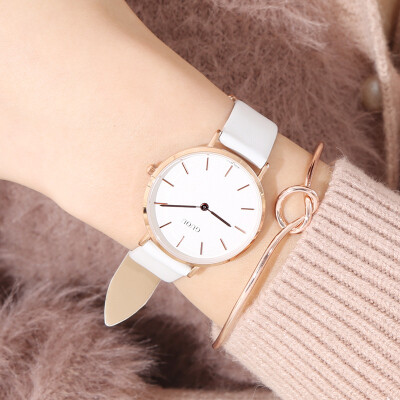 

Watch ladies trend womens watch belt waterproof watch student quartz watch Korean version of ultra-thin