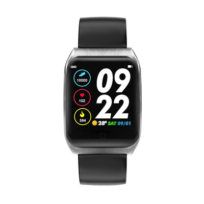 

Creatway leather ECG PPG smart bracelet fitness band