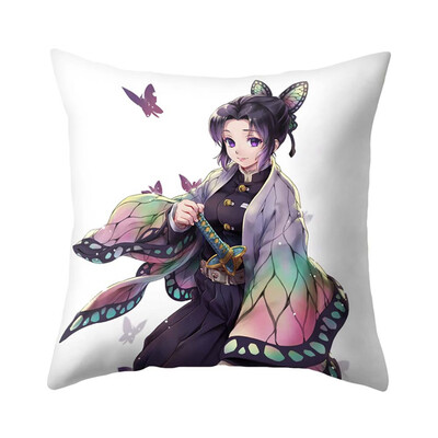 

redCherry Anime Demon Slayer Kimetsu no Yaiba Square Throw Pillow Case Cushion Cover