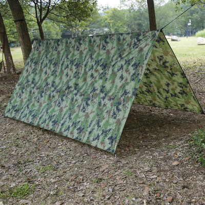 

1X Outdoor Camping Tent Sunshade Sun Shelter Waterproof Anti-UV Beach Canopy Mat