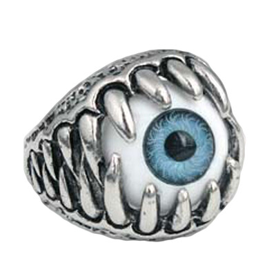 

Retro Eyes Domineering Titanium Steel Rings Men Devil Eye Personality Punk Fashion Jewelry