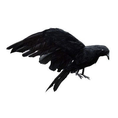 

New Hot Halloween Simulation Black Crow Artificial Bird Prop Art And Crafts For Halloween Party Decoration