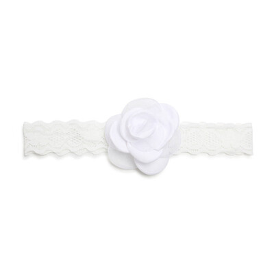 

Solid Baby Headband Girls Flower Lace Hair Band Hair Accessories Headwear Baby Girl Headbands Photography Prop 0-18M