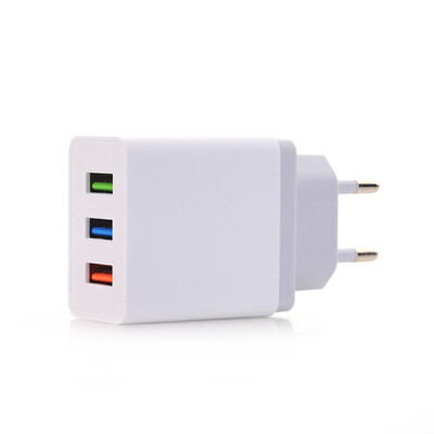 

5V 24A 3 USB Wall Charger Travel Adapter Charging EU Plug