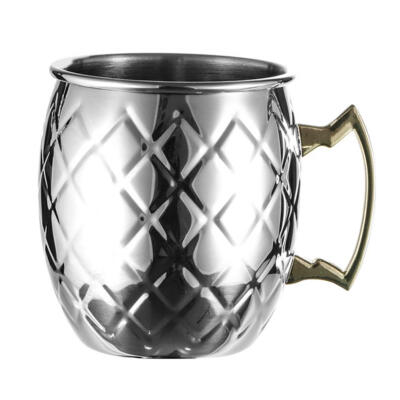 

500mL Stainless Steel Copper Plated Moscow Mule Mug Coffee Beer Tea Cup