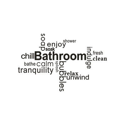 

〖Follure〗Bathroom Removable Art Vinyl Mural Home Room Decor Wall Stickers