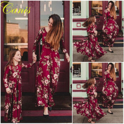 

Family Dress Mother&Daughter Matching Girls Daughter Outfits Clothes Dresses