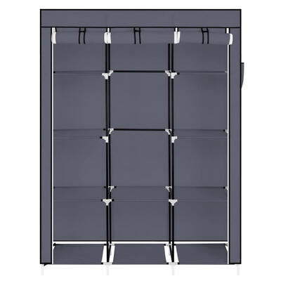 

67" portable cabinet storage cabinet wardrobe storage cabinet 10 shelves f