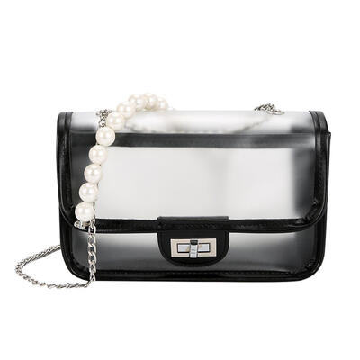 

Scrub Transparent PVC Messenger Shoulder Handbags Women Chain Crossbody Bag