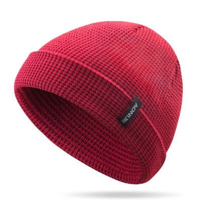 

Men Women Winter Thermal Beanie Hat Kintted Windproof Running Cycling Fashion