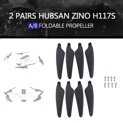 

2Pairs Hubsan Zino H117S AB Propeller Blade Foldable Propeller Props