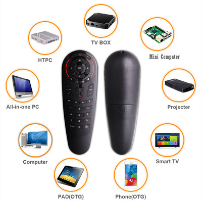 

Remote Control 24G Wireless Voice Air Mouse 33 Keys IR Learning Gyro Sensing Smart Remote for Game Android TV Box Mini PC