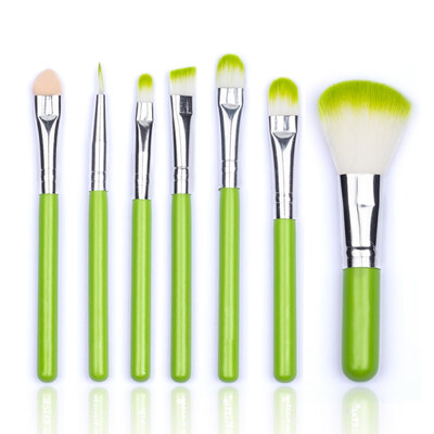 

New 7pcsSets 3 Colors Brushes Face Professional Foundation Brushes Eyeshadow Lip Cometics