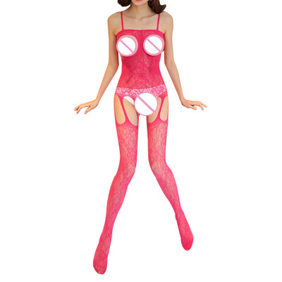 

Toponeto Sexy Open Crotch Body Stocking Bodysuit Nightwear Lingerie-Women Underwear