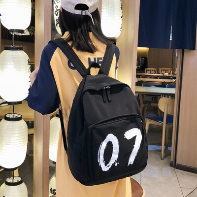 

Student schoolbag girl Korean version Senior Senior High School insfenggang Wind Harbour Harbour Uzzang shoulder bag retro Japanes