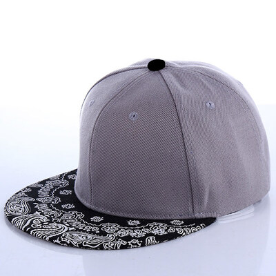 

Cashew Flower Hip Hop Hat Tide Male Flat Cap Baseball Cap Hip-Hop Stage Hat