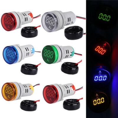 

AC 12-500V LED Display Voltmeter VoltageCurrent Meter Indicator Pilot Light USA