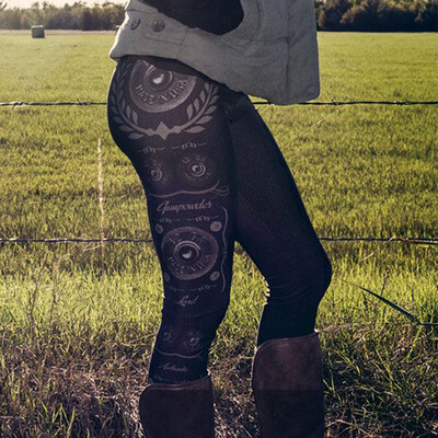 

Tailored Fashion Women Skinny Printed Stretchy Pants Leggings