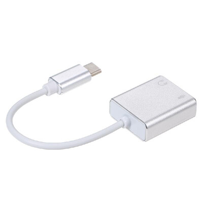 

USB C Type C Type-C External Sound Card Hi-Fi Magic Voice 71 CH Audio Card Adapter USB-C to Jack 35mm Earphone Microphone Speake