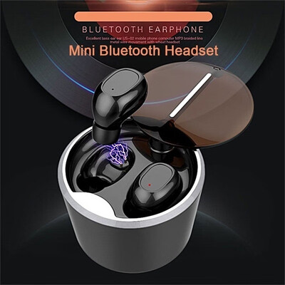 

Mini Wireless Bluetooth 40 Stereo In-Ear Headset Earphone Earpiece Universal