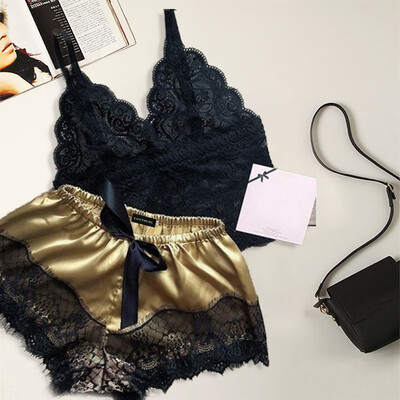 

Women Sexy Lace Pajamas Underwear Nightdress