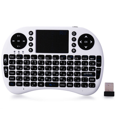 

Rii min i8 24 GHz Mini QWERTY Wireless Keyboard Touchpad Combo