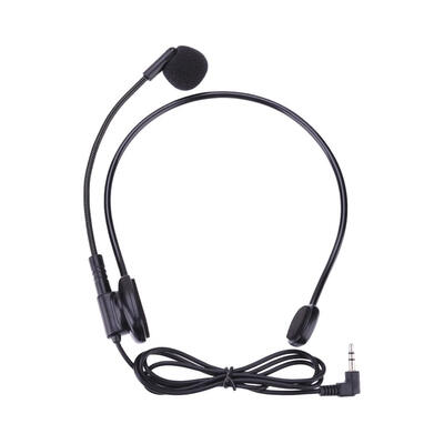 

Cable Head-mounted Headset Microphone Flexible Wired Boom Amplifie