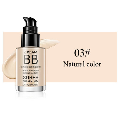 

New Hot Natural BB cream Face Care Foundation Concealer Makeup Foundation Cream Whitening Face Primer Korean Cosmetics