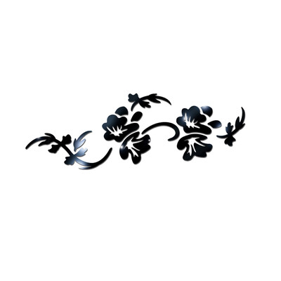 

Modern Flower Vine DIY Mirror Acrylic Wall Sticker Decal Home Hallway Decoration