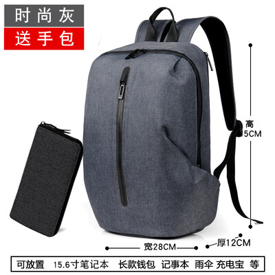 

Backpack Mens Shoulder Bag Large-capacity Students Backpack Mens Fashion Sports Leisure Simple Computer Travel Bag