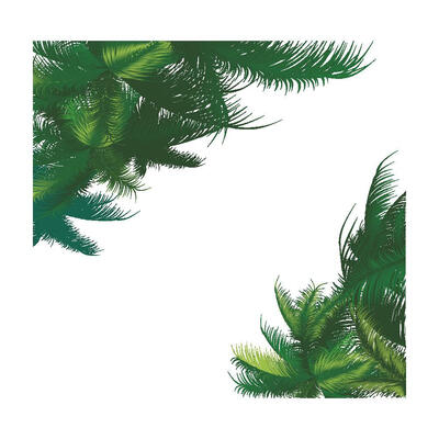 

Self-adhesive Green Leaves Wall Stickers Removable Decals Bedroom Decor Art