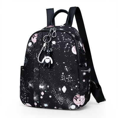 

Double-shoulder bag womens Korea style small&fresh travel bag canvas school high school high school high school high