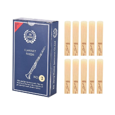 

Normal Level G Clarinet Reeds Strength 30 for Beginners 10pcs Box