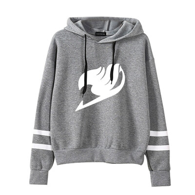 

Herqw61 Womens Anime Fairy Tail Fans Hoodie Cosplay Gift Striped Long Sleeve Sweatshirt