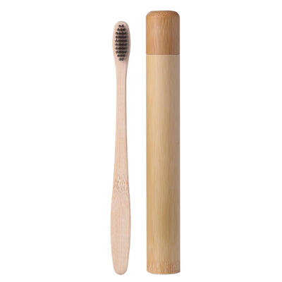 

1pc Soft Hair Eco Friendly Natural Bamboo Toothbrush 1pc Bamboo Tube Case