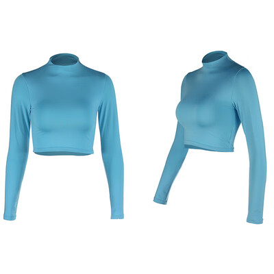 

Fashion Sexy Exposure Umbilical Long-sleeved Slim Bottoming Shirt