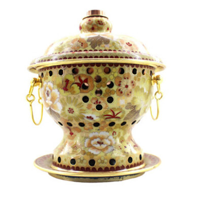 

WANG KE MAN cloisonne copper hot pot alcohol stove single hot pot 5194