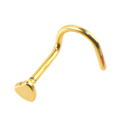 

Stainless Steel Heart-shaped Nose Lips Ring Ear Clip Body Piercing