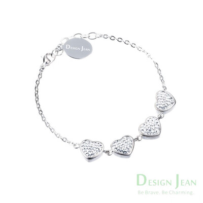 

Design Jean DIJUE Heart Stainless Steel Bracelet Female Rose Gold 13925