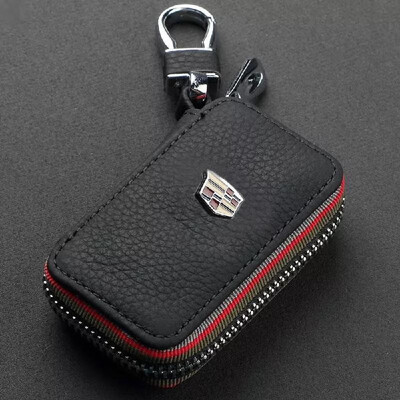

Real Leather Car Key Case Keys Cover Holder Bag For Toyota Nissan Mazda Cadillac Lexus Hyundai Kia