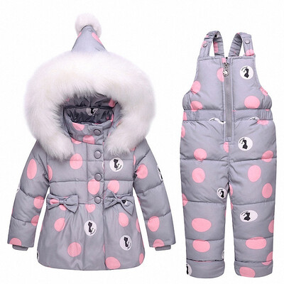

2018 new Winter children clothing sets girls Warm parka down jacket for baby girl clothes childrens coat snow wear kids suit