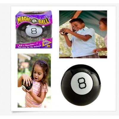 

Fashion Magic Ball 8 Billiard Pool Ball Replacement Eight Ball Standard Regular Size 2 14&acute&acute Gift