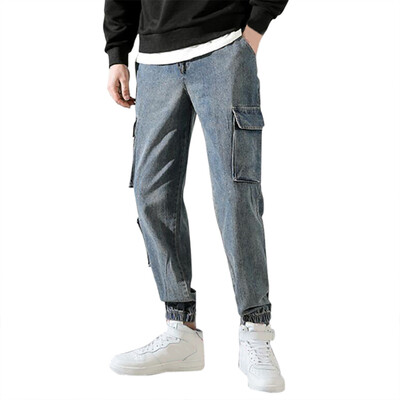 

Gobestart Mens Casual Fashion Print Color Outdoors Sports Overalls Long Pants