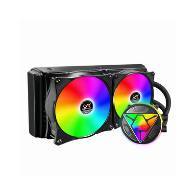 

SOPLAY RGB Colorful Light Effect Radiator PWM Fan 120mm Support IntelAMD