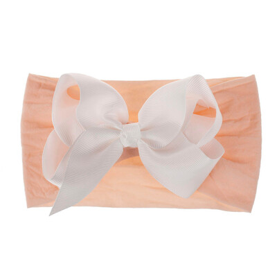 

SUNSIOM Soft Baby Girls Kids Toddler Bow Hairband Headband Turban Big Knot Head-Wrap New