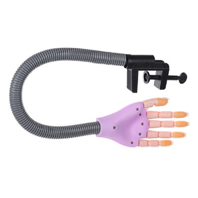 

Diy Nail Adjustable Nail Art Model Hand Practice DIY Personal & Salon Nail Training Manicure Tool with 100 Nail Tips Diy N1K2Q5E4