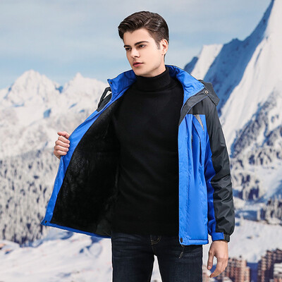 

Men Women Outdoor Thick Winter Jackets Casual Zipper Hooded Warm Coat Outwear