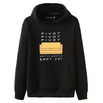 

Yiweikj Womens Friends Logo Hoodies Fall Long Sleeve Warm Pullover Sweatshirt with Pockets