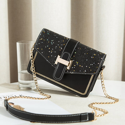 

Summer little girl 2019 fashion chain 100 small square bag high-grade foreign gas bag single shoulder slant