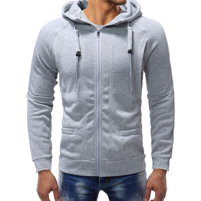 

Slimming Zip Fly Drawstring Hoodie
